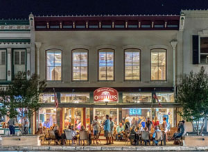 Restaurantes y tiendas en el centro de Georgetown, TX